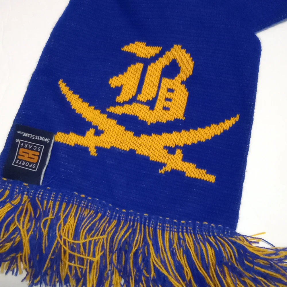 VTG Boyd Buchanan School Chattanooga Tennessee Blue /Gold Unisex Scarf 58